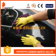 Rubber Yellow household Latex Gloves DHL303
